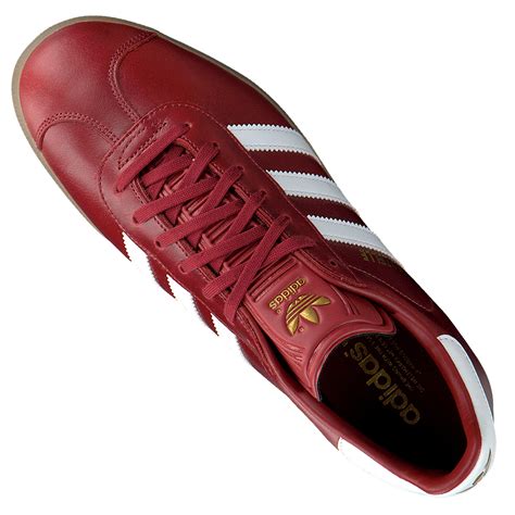 adidas schuhe rot schwarz leder|Adidas leder schuhe.